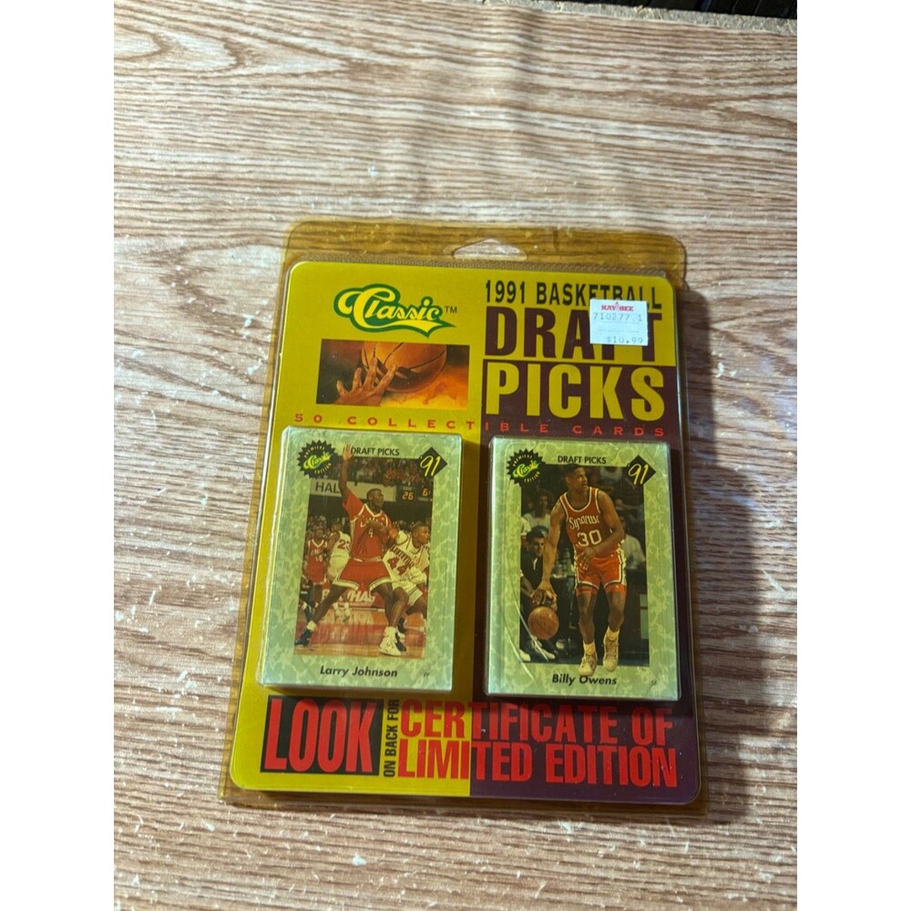 1991 Classic Draft Picks Sealed Basketball Set Limited Edition #343415/450000